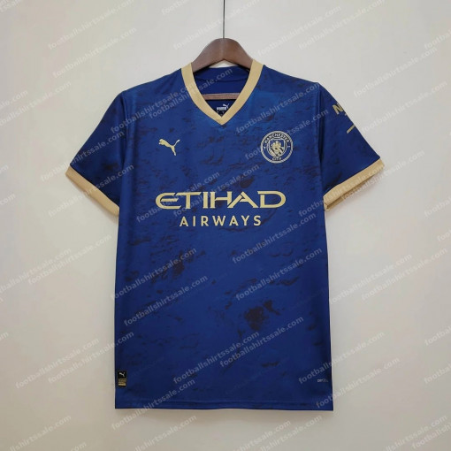 2023 Manchester City Chinese New Year Commemorative Edition Blue Football Shirt