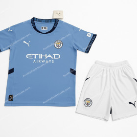2024/2025 Manchester City Home Football Shirt Kids Size