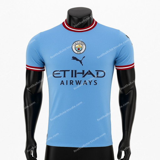 2022/2023 Manchester City Home Football Shirt - Player Version