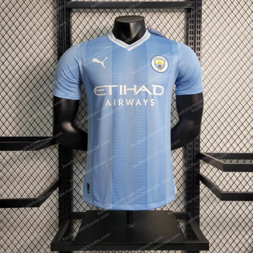 2023/2024 Manchester City Home Football Shirt - Player Version