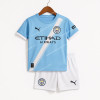 2025/2026 Manchester City Home Football Shirt Kids Size