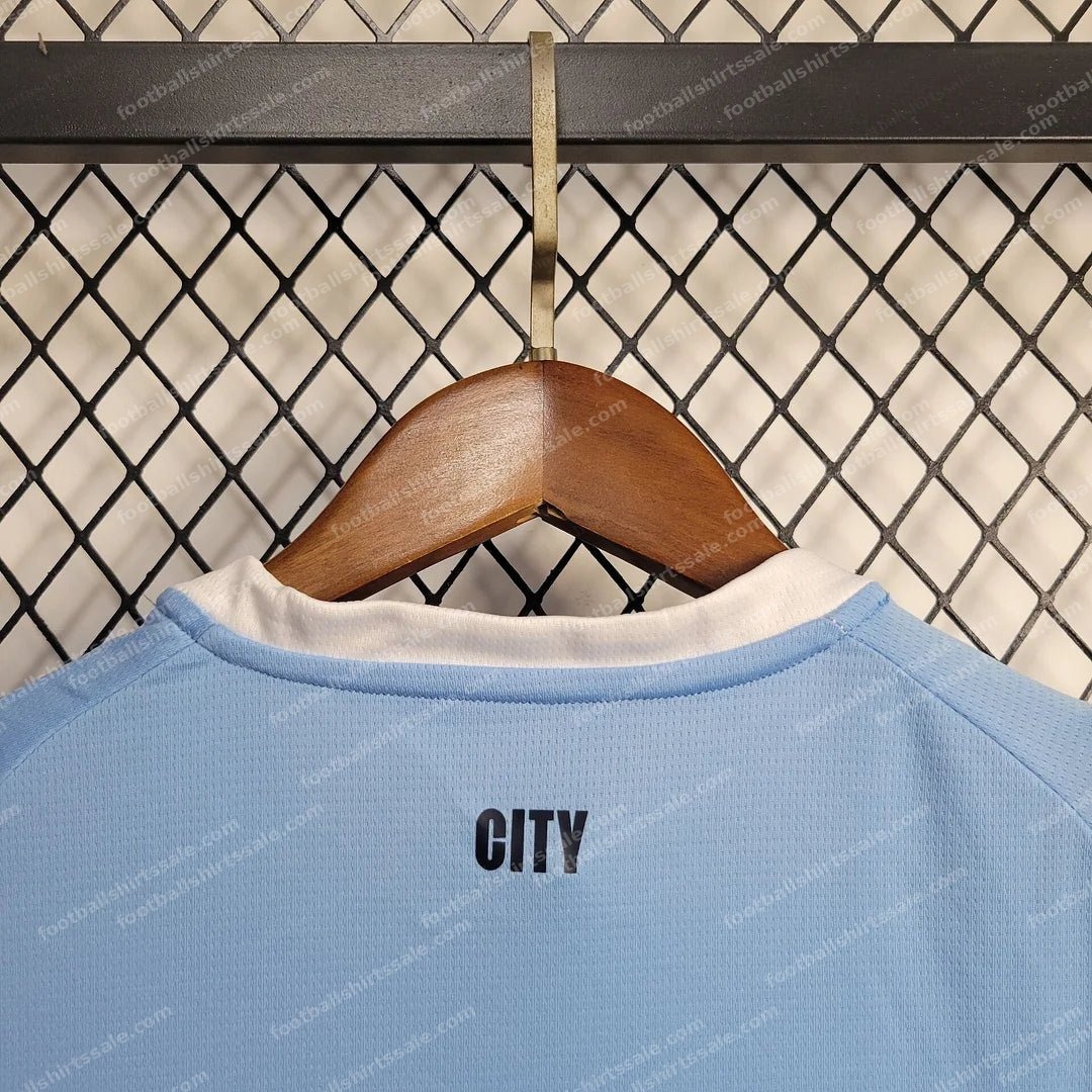 2025/2026 Manchester City Home Football Shirt Kids Size - Detail 7
