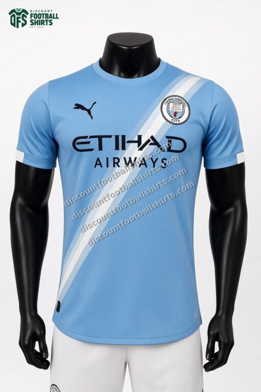 2025/2026 Manchester City Home Football Shirt - Player Version