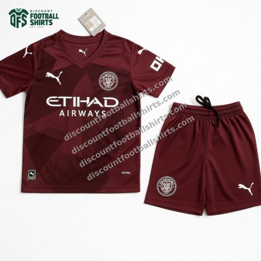 2024/2025 Manchester City Third Away Football Shirt Kids Size