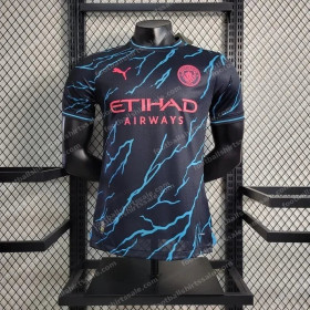 2023/2024 Manchester City Third Away Football Shirt - Player Version
