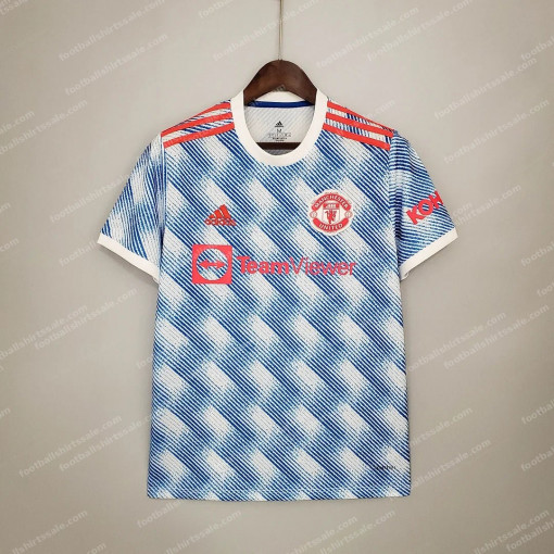 Manchester United Football Shirt Away 2021/2022 Retro