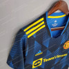 Manchester United Football Shirt Third Away 2021 / 2022 Retro 1:1 Thai Quality - Detail 2