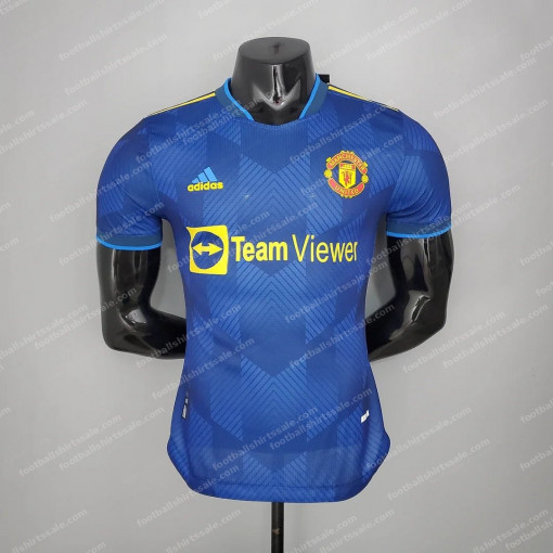 Manchester United Football Shirt Third Away 2021/2022 Retro - Player Version