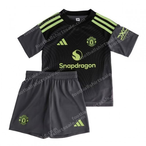 Manchester United Goalkeeper Kids Kit 25/26 - Black