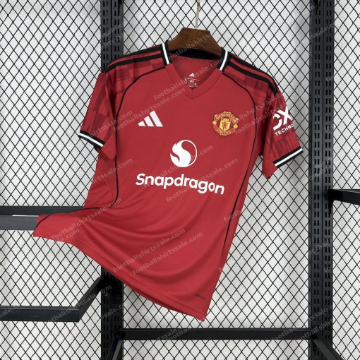 2025/2026 Manchester United Home Football Shirt