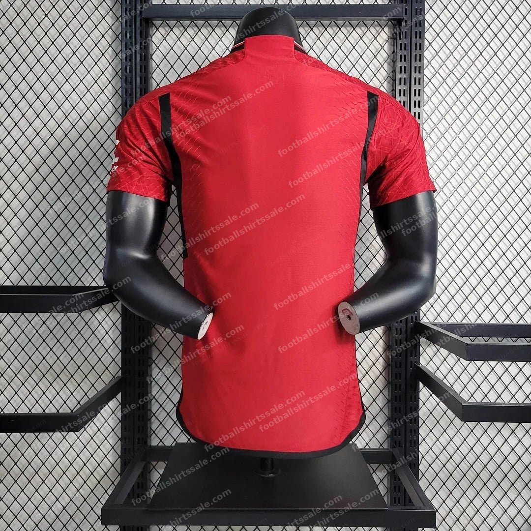 2023/2024 Manchester United Home Soccer Jersey 1:1 Thai Quality – Player Version - Detail 1