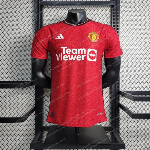 2023/2024 Manchester United Home Soccer Jersey - Player Version