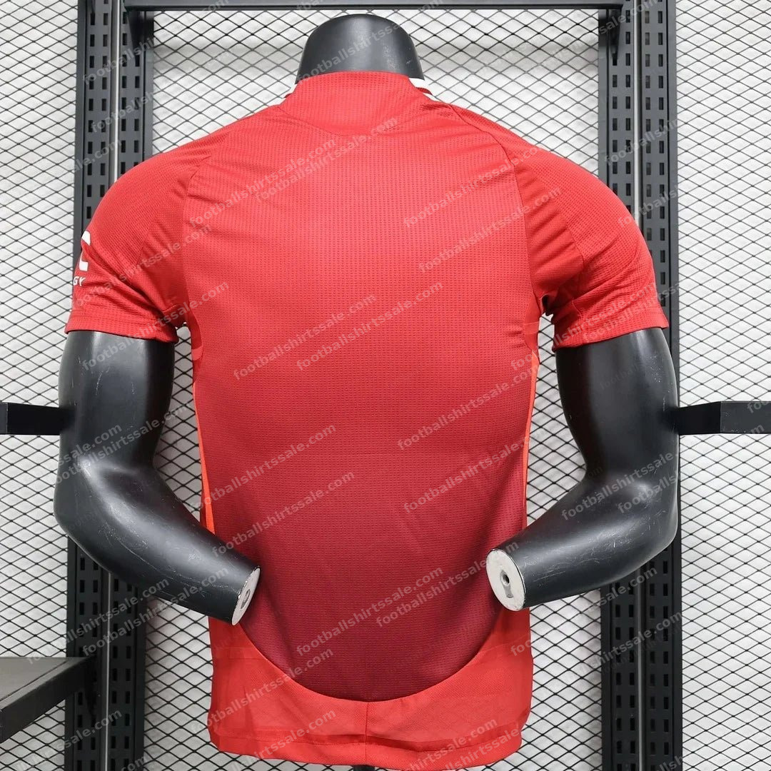 2024/2025 Manchester United Home Soccer Jersey 1:1 Thai Quality – Player Version - Detail 1