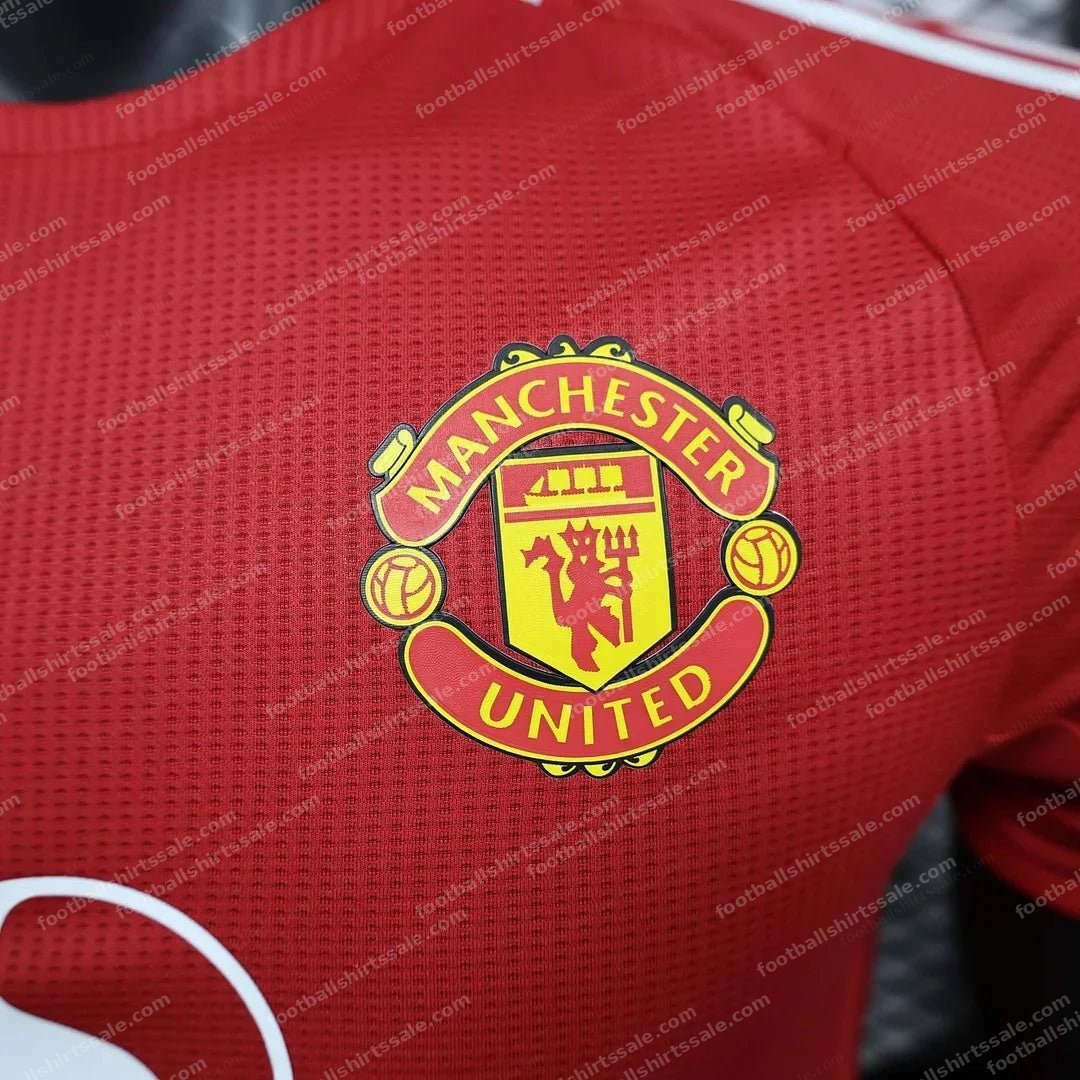 2024/2025 Manchester United Home Soccer Jersey 1:1 Thai Quality – Player Version - Detail 3
