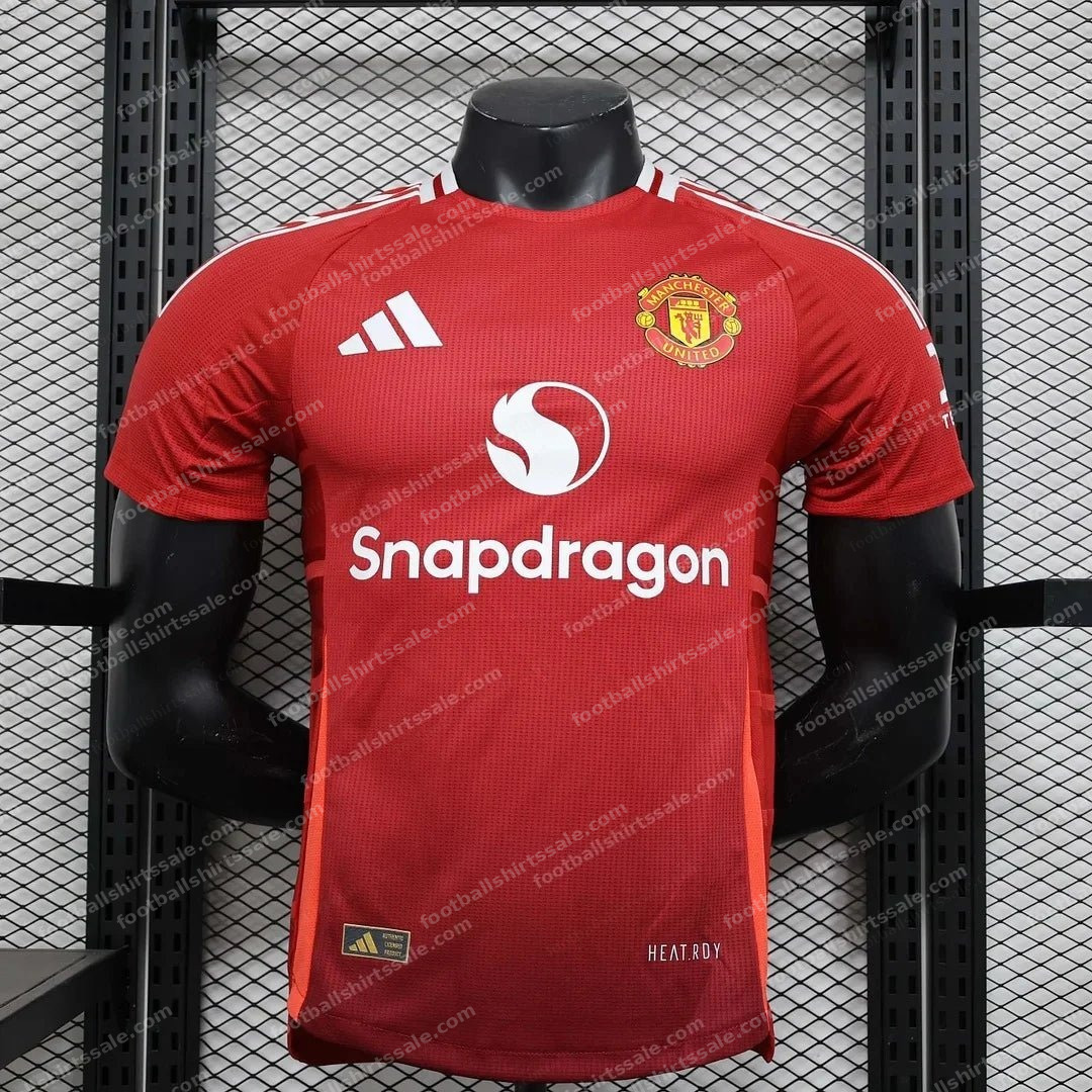 2024/2025 Manchester United Home Soccer Jersey 1:1 Thai Quality – Player Version