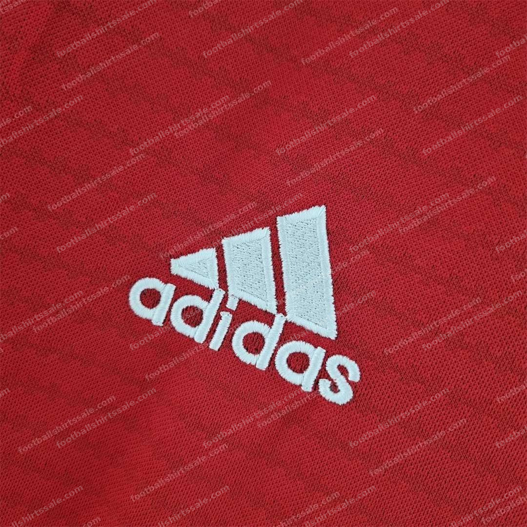 2018/2019 Manchester United Retro Home Football Shirt - Detail 3
