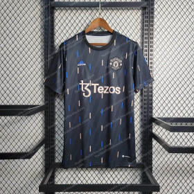 2022/2023 Manchester United Training Wear Black Football Shirt