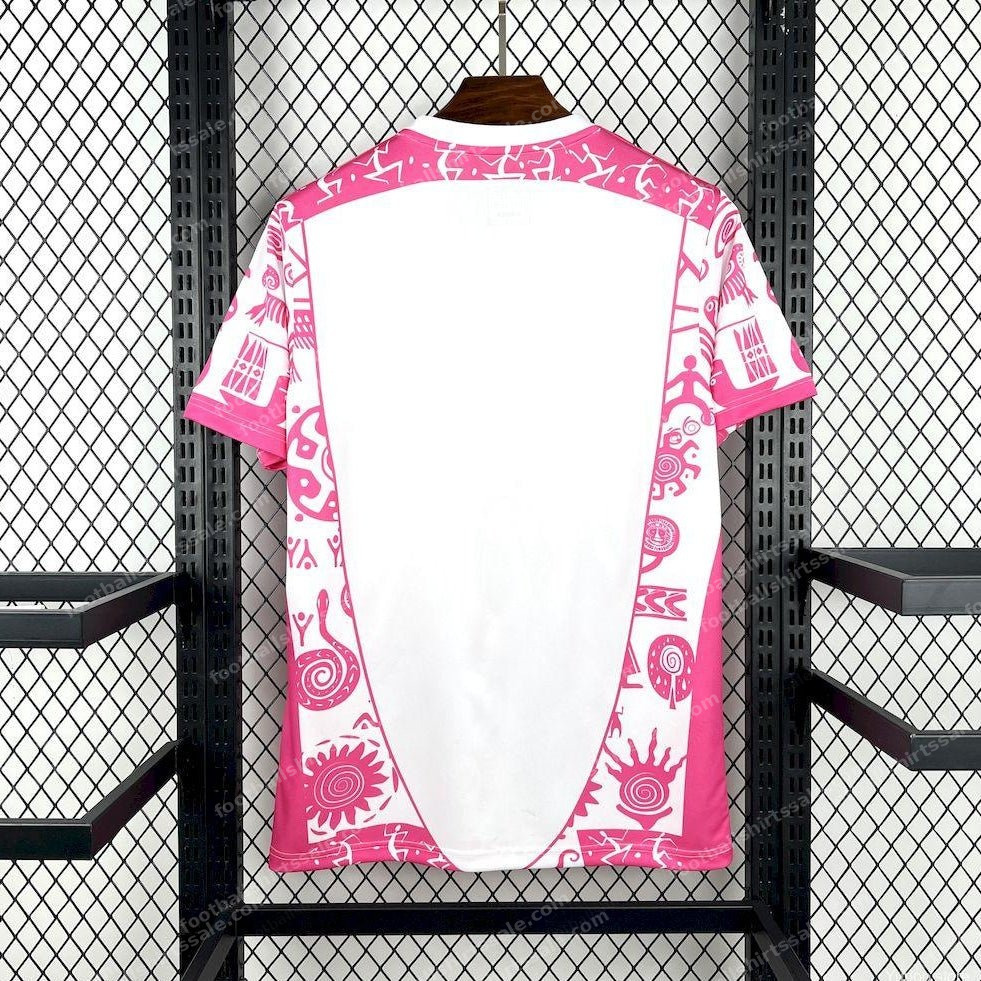 2025/2026 Mexico Concept Pink Football Jersey - Detail 1