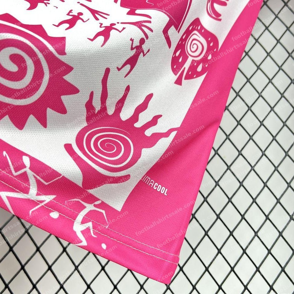 2025/2026 Mexico Concept Pink Football Jersey - Detail 2