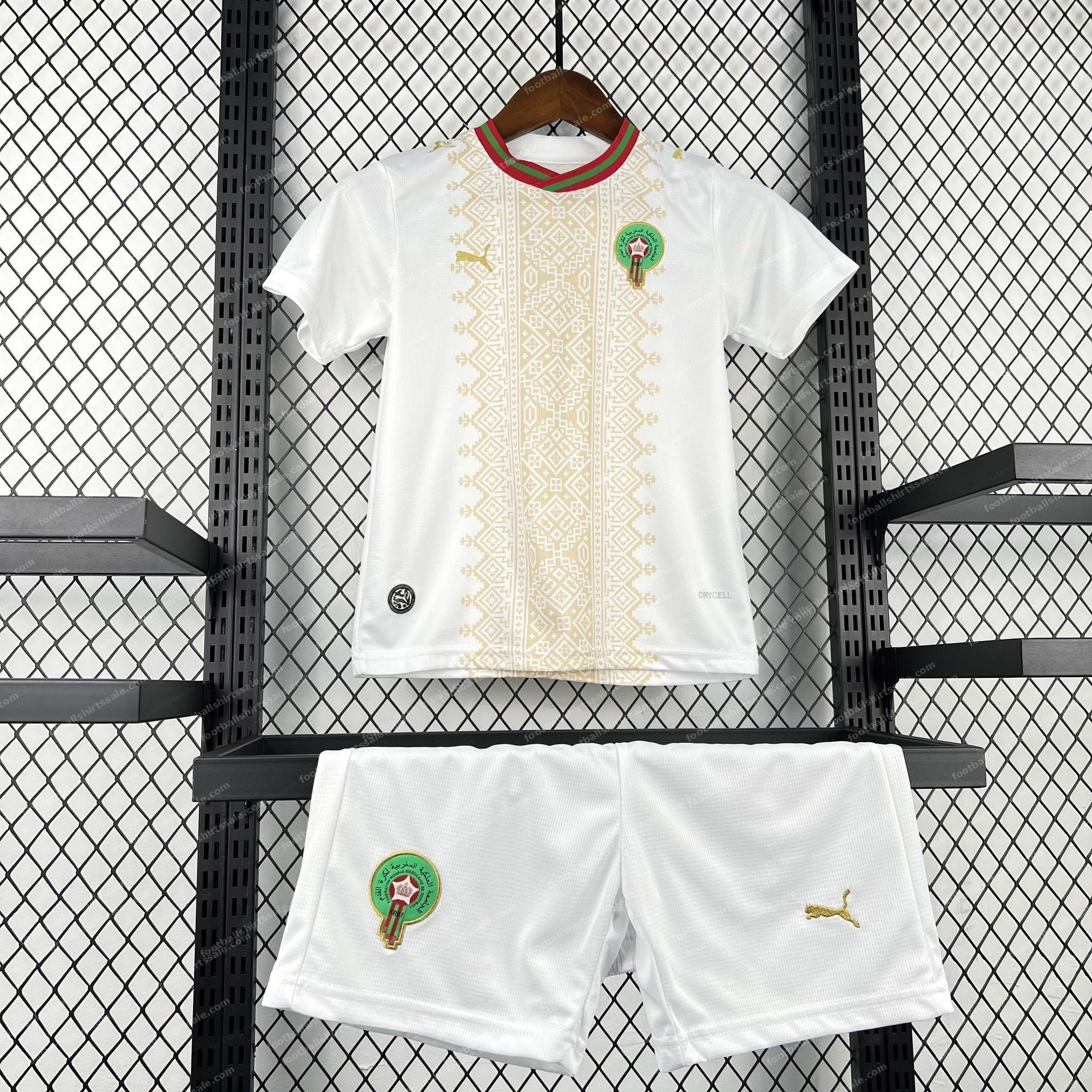 2026 Morocco Away World Cup Football Jersey Kids Size - Detail 5