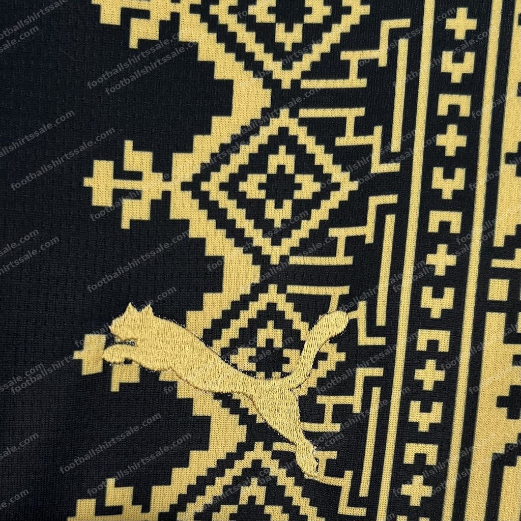2026 Morocco Special Edition Gold Football Shirt - Detail 4
