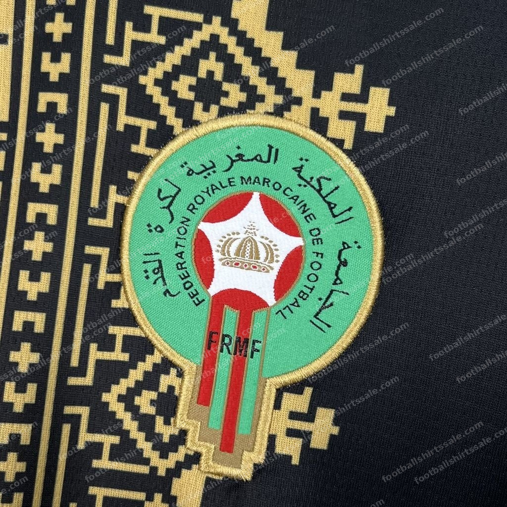 2026 Morocco Special Edition Gold Football Shirt - Detail 5