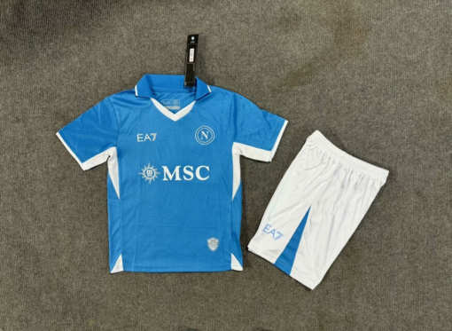 2024/2025 Napoli Home Soccer Jersey Kids Size