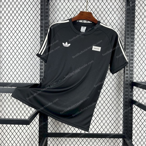 2025/26 Oasis Adidas Black Shirt Football