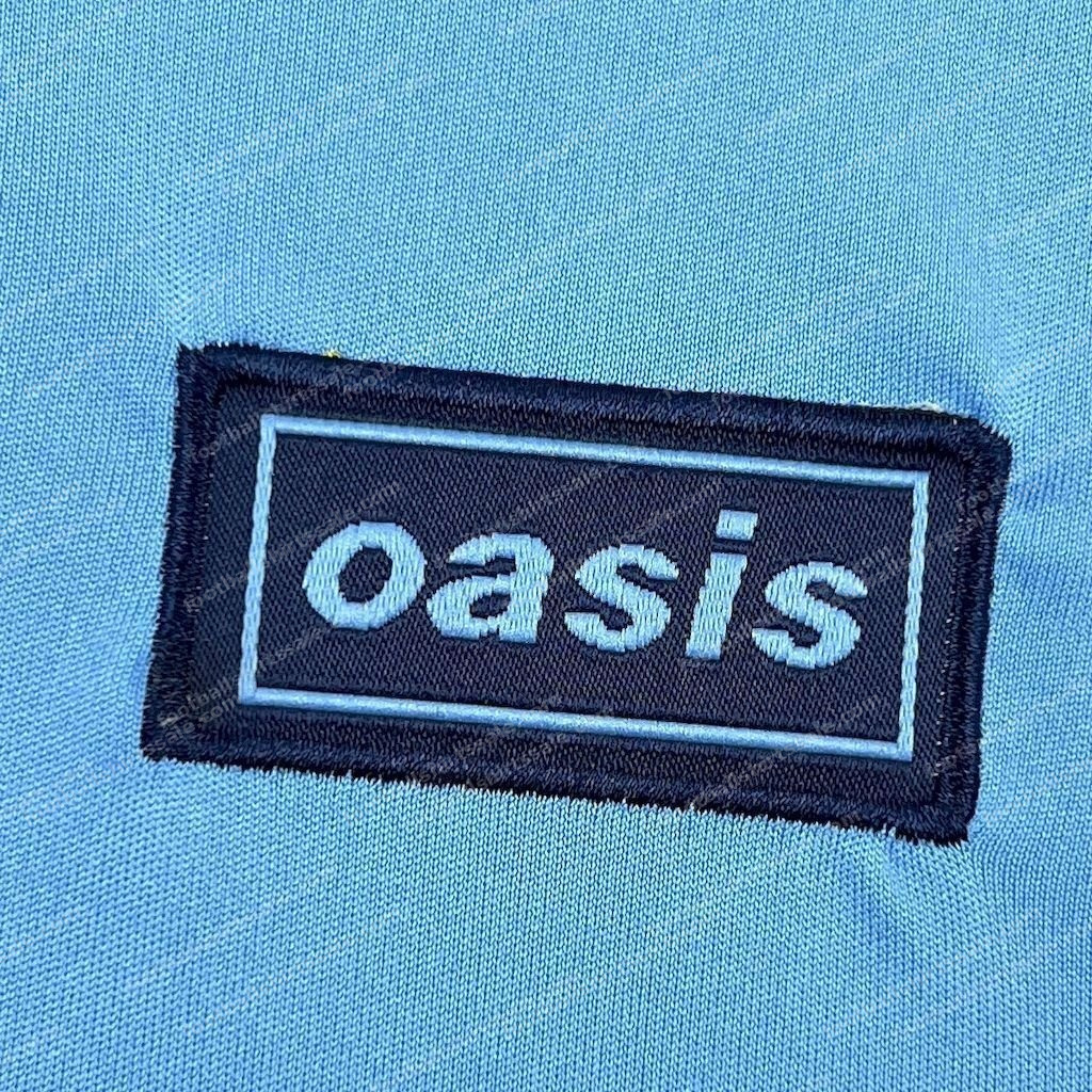 2025/26 Oasis Adidas Blue Shirt Football - Detail 4