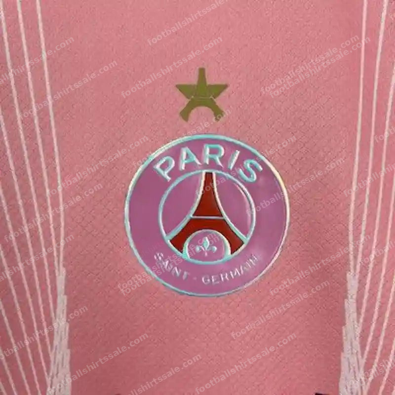 2025/2026 Paris Saint-Germain PSG Special Edition Pink Football Shirt - Detail 2