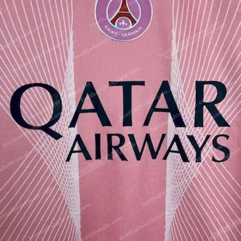 2025/2026 Paris Saint-Germain PSG Special Edition Pink Football Shirt - Detail 3