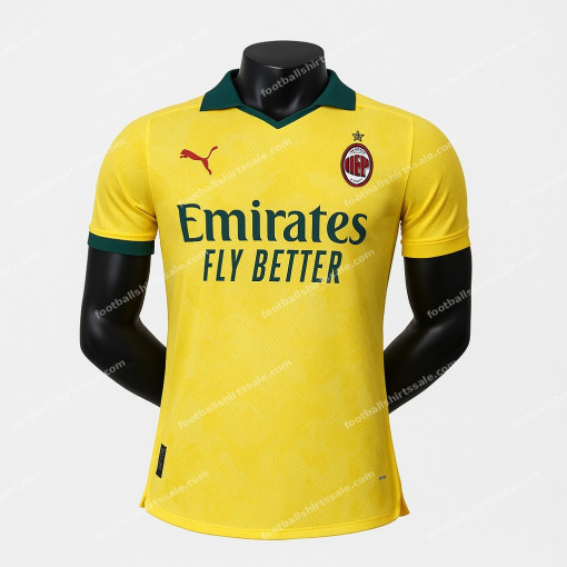 2025/2026 Player Version AC Milan Third Away Football Shirt