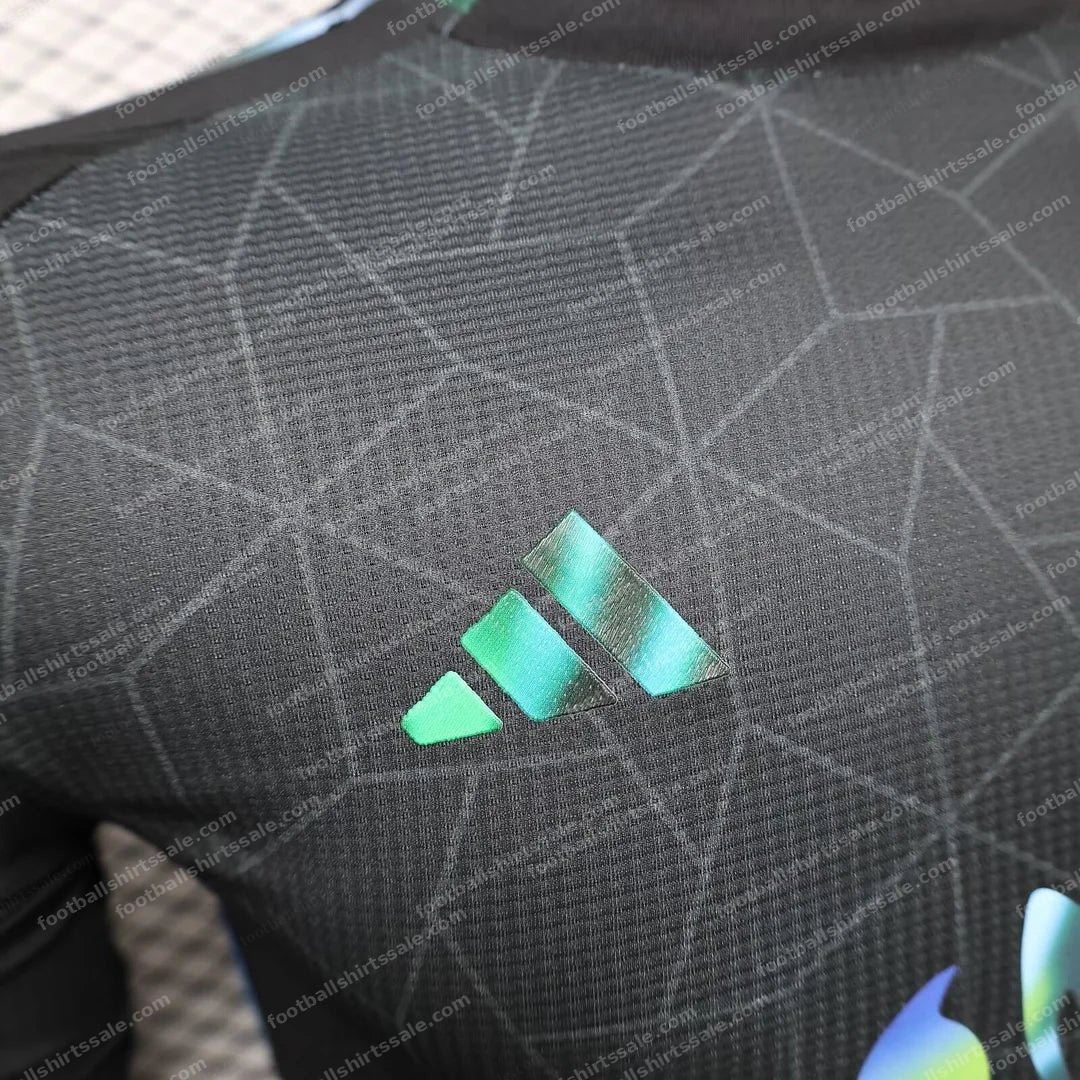 2024/2025 Player Version Algeria Special Edition Black Football Shirt 1:1 Thai Quality - Detail 3
