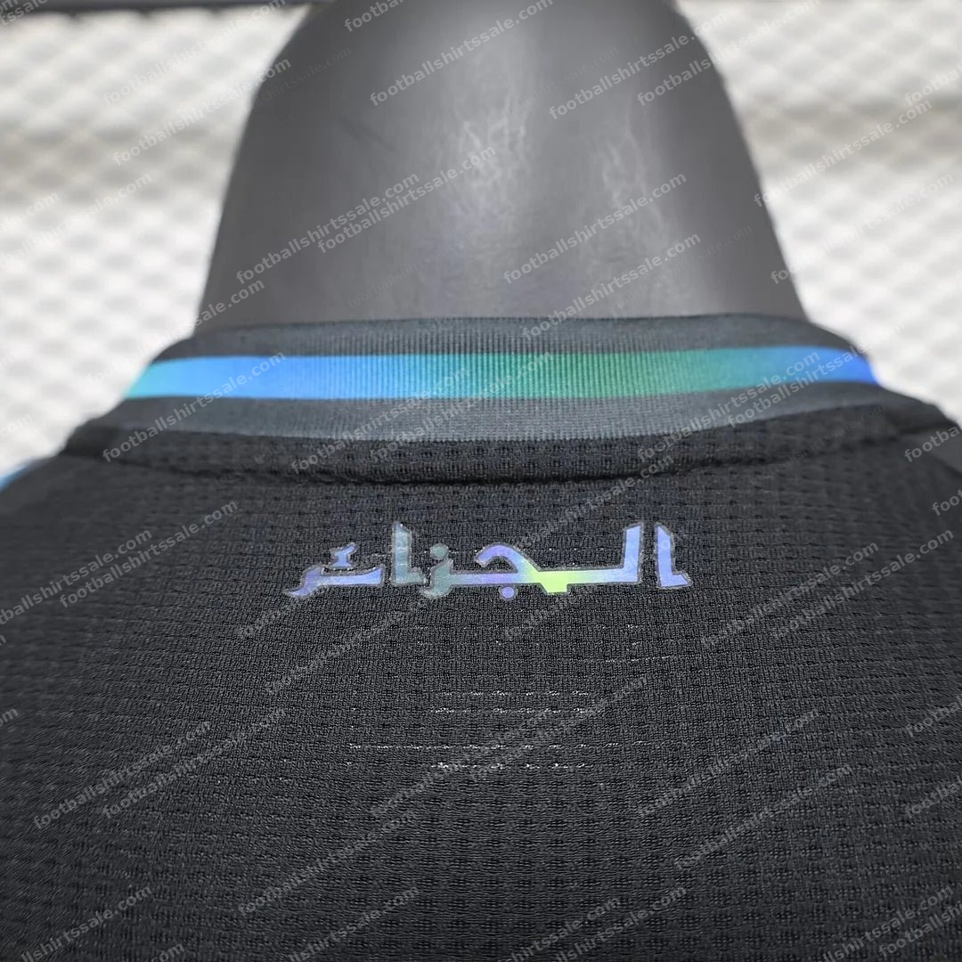 2024/2025 Player Version Algeria Special Edition Black Football Shirt 1:1 Thai Quality - Detail 9