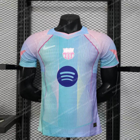 2025/2026 Player Version Barcelona Concept Pink Blue Gradient Football Shirt