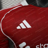 2025/2026 Player Version Long Sleeve Liverpool Home Football Shirt - Detail 3