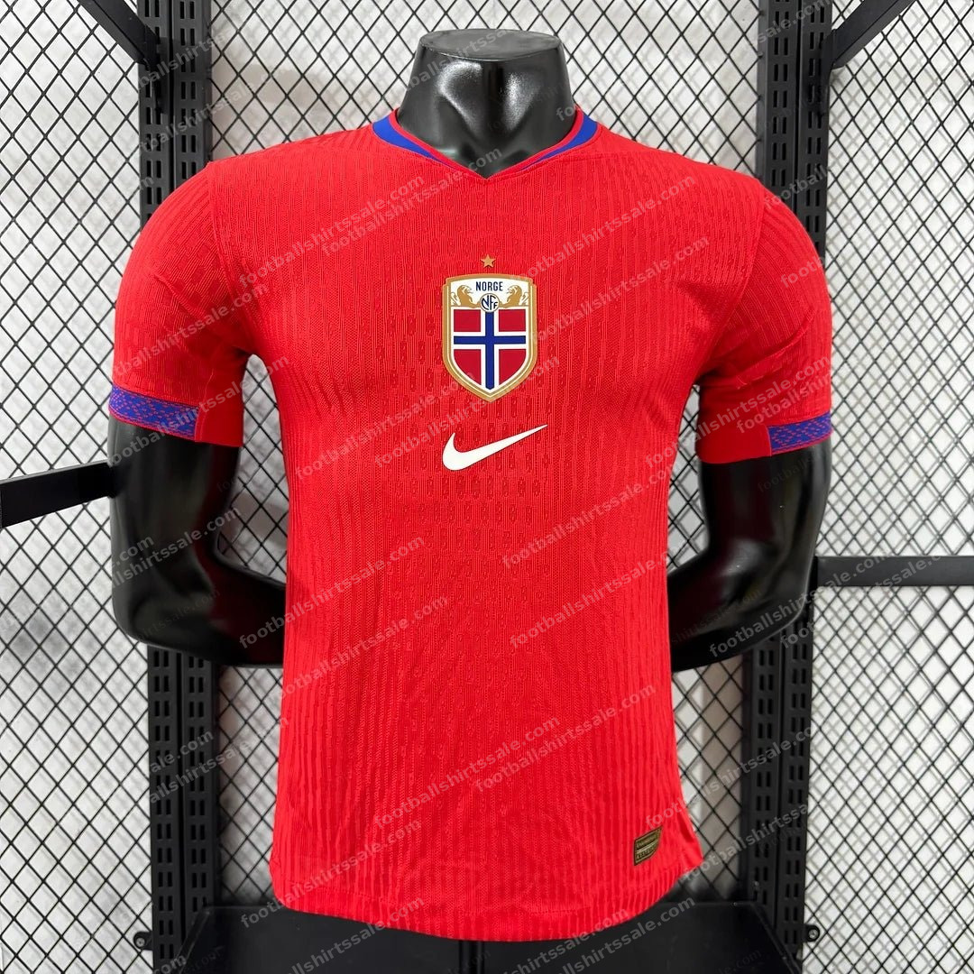 2025 Player Version Norway National Team Home Football Jersey