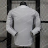 2025/2026 Player Version Real Madrid Home Long Sleeves Football Shirt - Detail 1