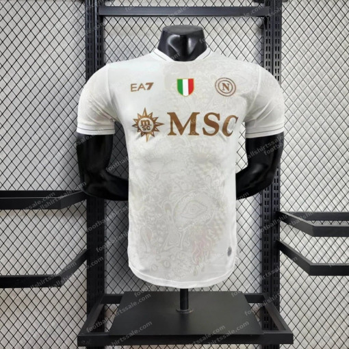 2025/2026 Player Version SSC Napoli Away Football Shirt