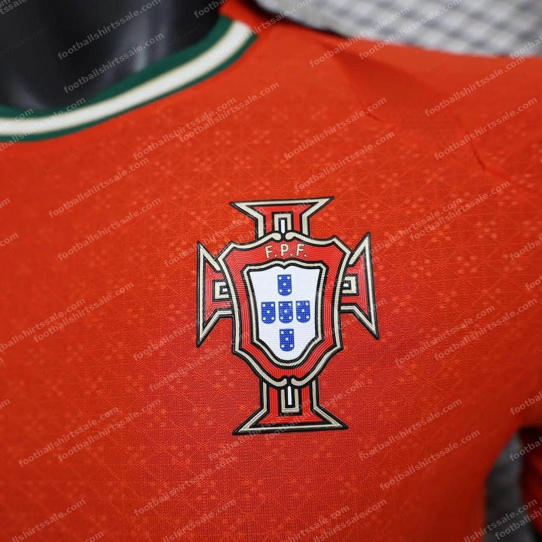 2025 Portugal Home Football Shirt 1:1 Thai Quality – Player Version - Detail 4