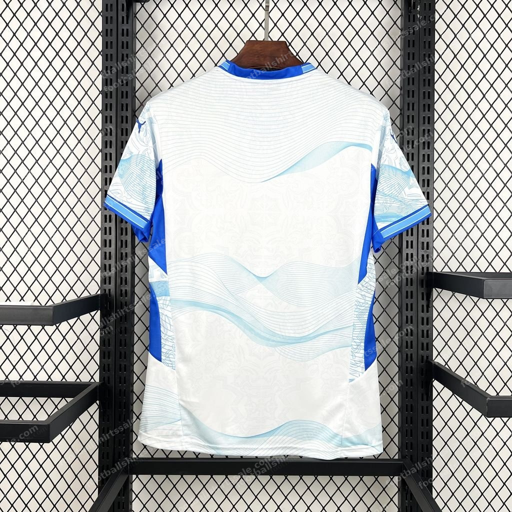 2026 Portugal Special Edition White Blue Shirt - Detail 1