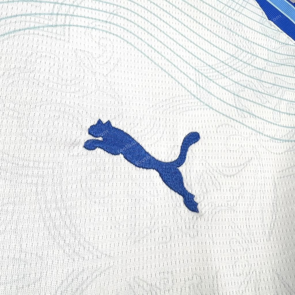 2026 Portugal Special Edition White Blue Shirt - Detail 5