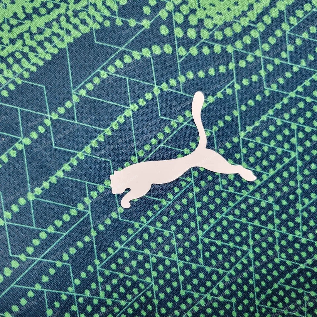 2025 Portugal Training Wear Football Shirt Green - Detail 2