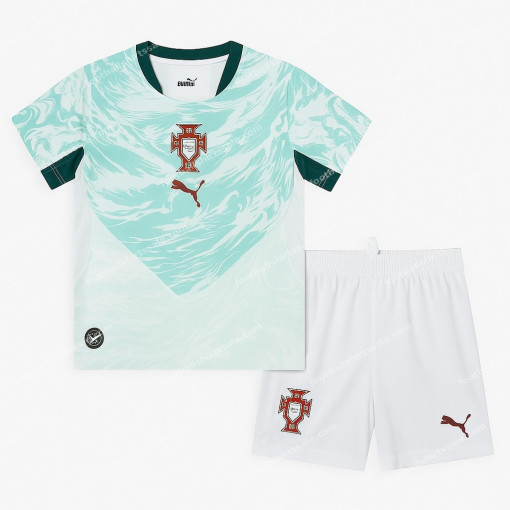 2026 Portugal World Cup Away Football Shirt Kids Size