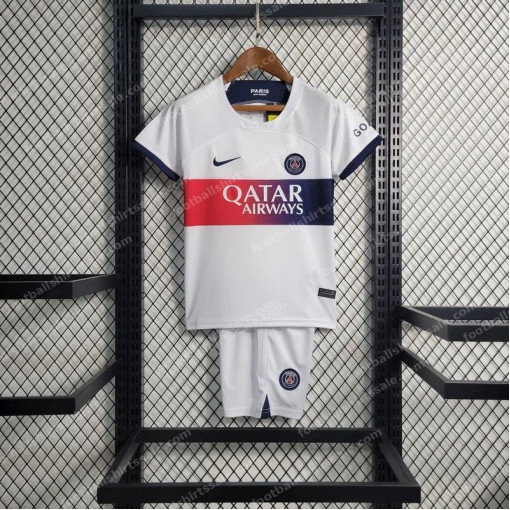 2023/2024 Psg Paris Saint-Germain Away Foowaytball Shirt Kids Size