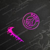 PSG Paris Saint-Germain Drip Noir Kit 2024/2025 Special Edition - Detail 3