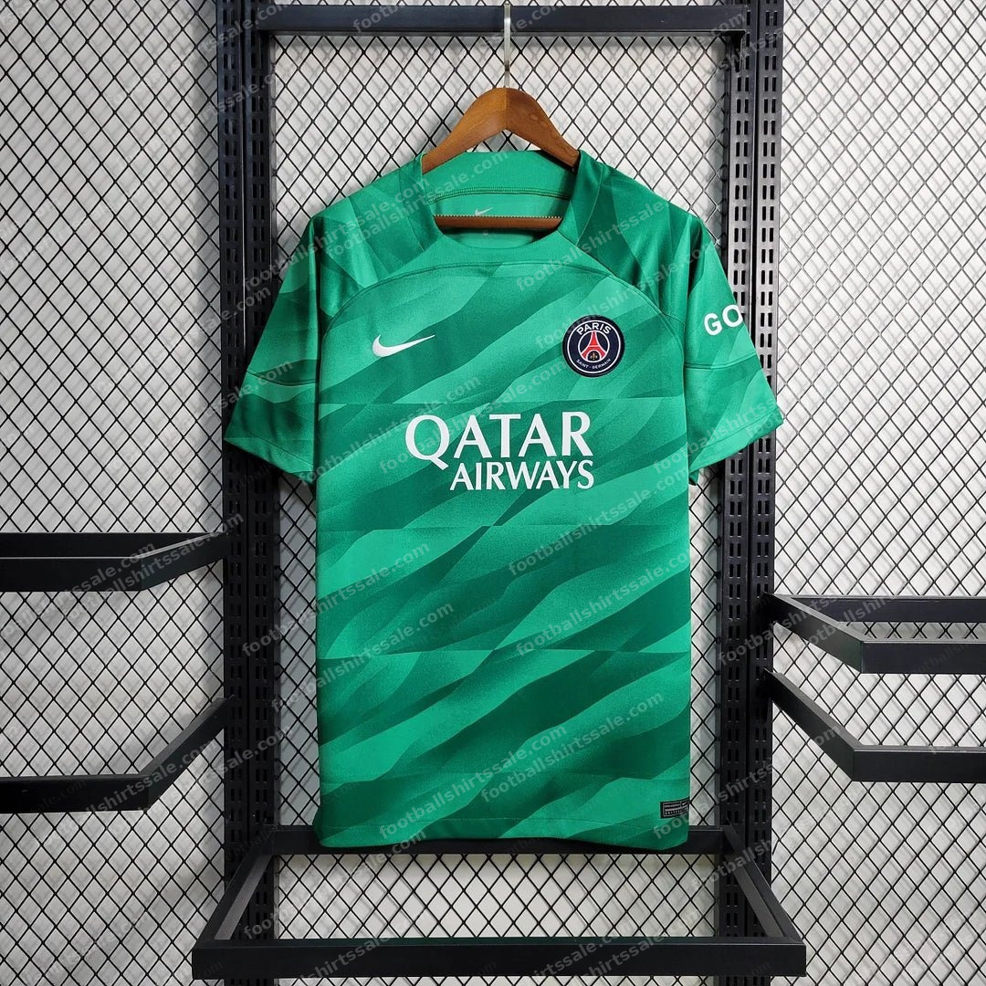 2023/2024 Psg Paris Saint-Germain Goalkeeper Green Football Shirt