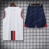 2023/2024 Psg Paris Saint-Germain pre-match training White Jersey+Shorts 1:1 Thai Quality - Detail 1
