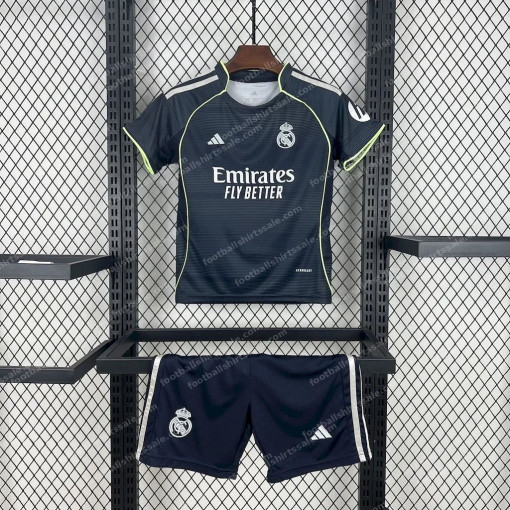2025/2026 Real Madrid Away Football Shirt Kids Size