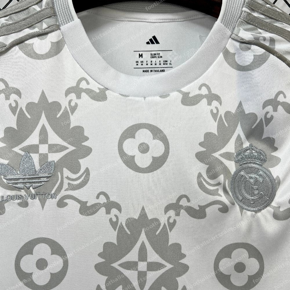 2025/26 Real Madrid Louis Vuitton Joint Edition Jersey - Detail 5